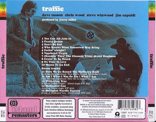 Traffic - Traffic (CD)