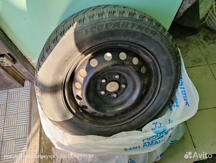 Диск с резиной на запасное колесо r15 5х100