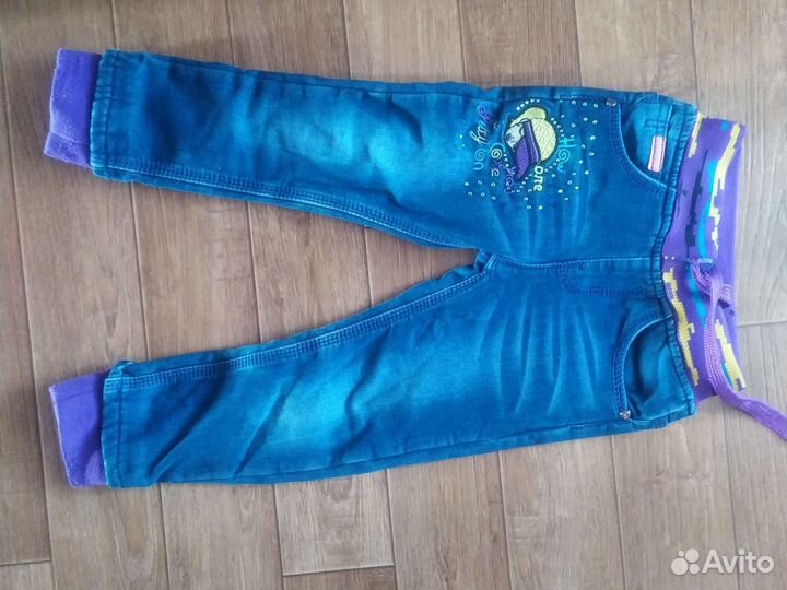 Джинсы утепленные