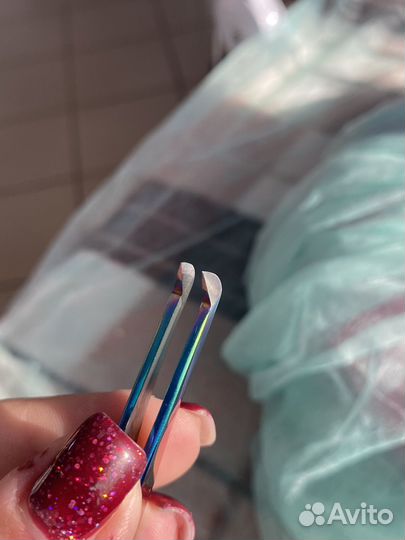 Пинцет для наращивания ресниц