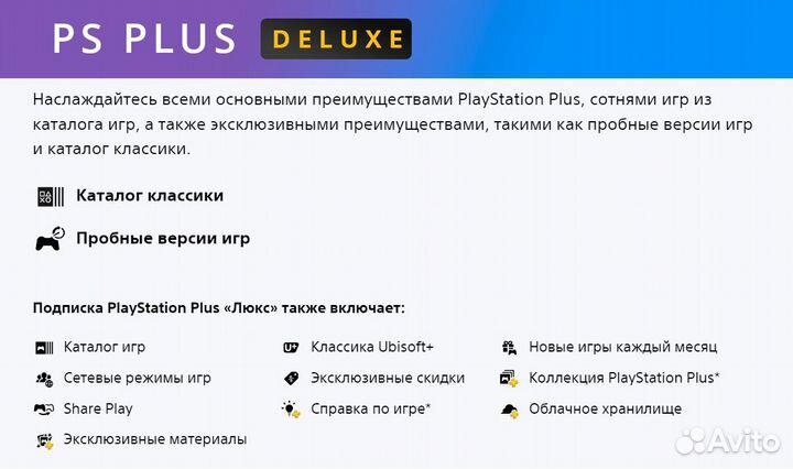 PS Plus Deluxe 1-12 мес + AC Odyssey