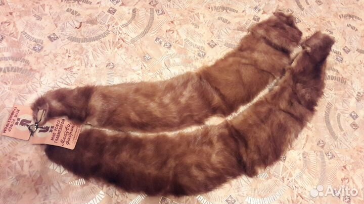 Воротники из меха норки