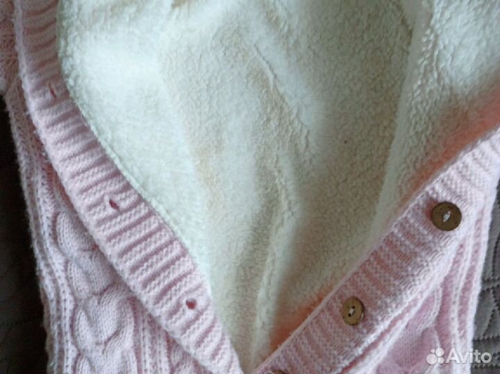 Комбинезон утеплённый+ шапка- шлем+ пинетки