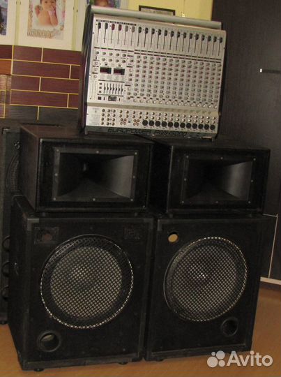 Колонки C-Mark 1100W 4шт Pro D15