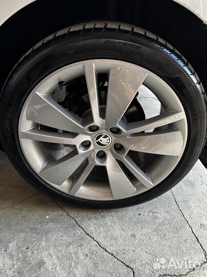 Оригинальные диски c резиной skoda Zenith R18