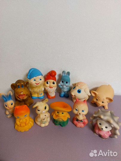 Игрушки резиновые СССР