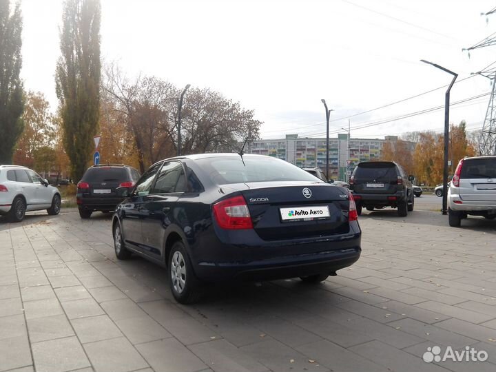 Skoda Rapid 1.6 МТ, 2016, 163 429 км