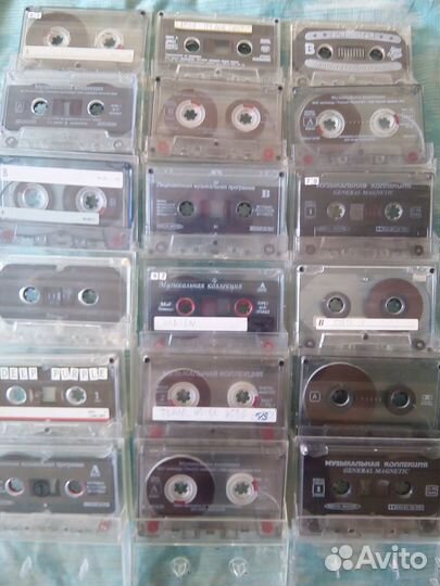 Аудиокассеты 35 шт сразу