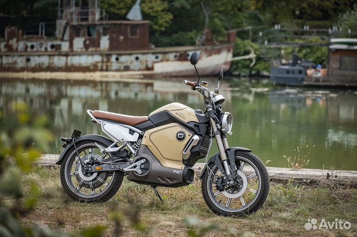 Электро мотоцикл Super Soco TC Cafe Biege 161