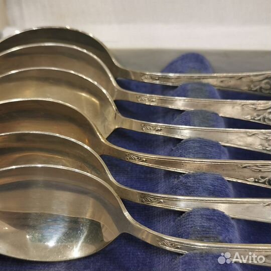 Чайные ложки серебро СССР 875 пробы