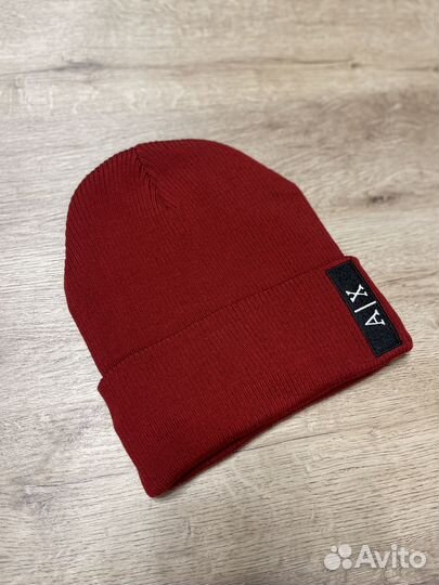 Шапка Armani утепленная, универсальный размер