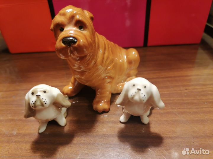 Фарфоровые собачки лфз