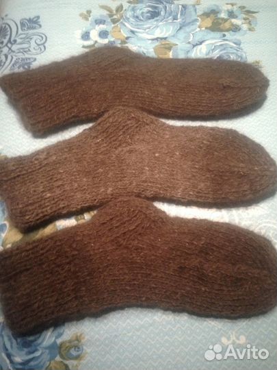 Пояс, носки, рукавички из собачьей шерсти