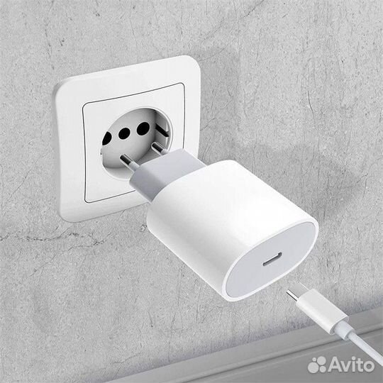 Зарядка на iPhone 20w с кабелем