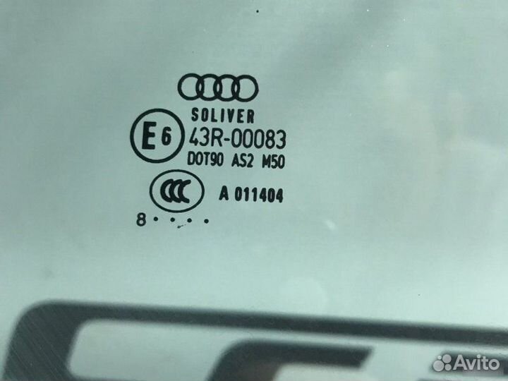 Стекло переднее правое Audi A6 С6