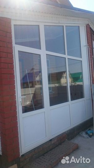 Пластиковые двери и окна под ключ(арт. v 499302)