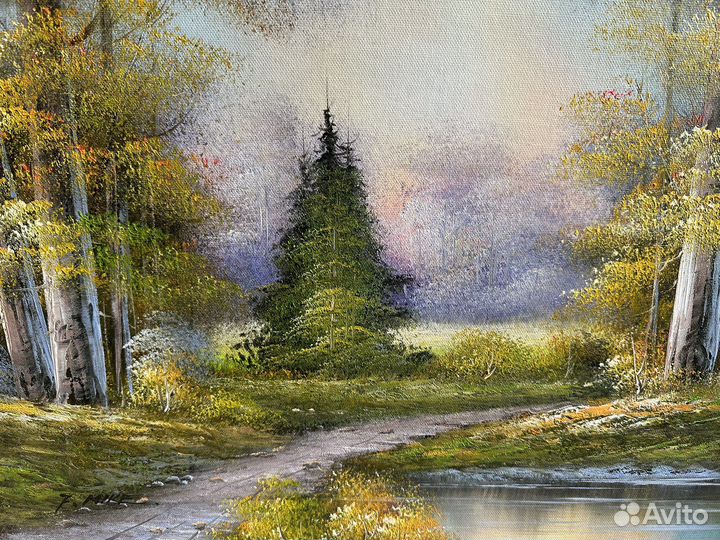 Картина маслом на холсте пейзаж