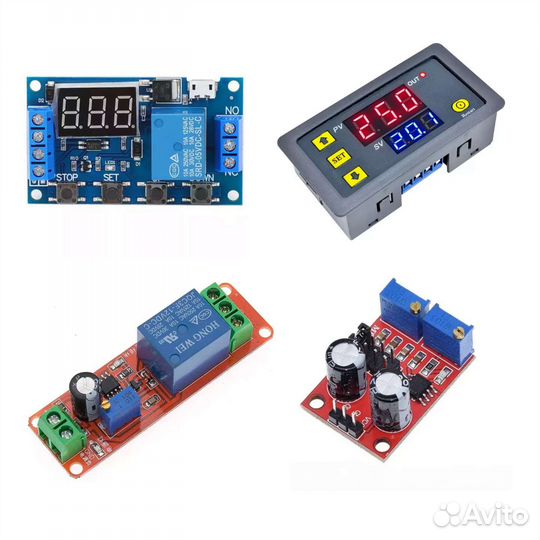 Реле времени, задержки таймер Генератор импульсов