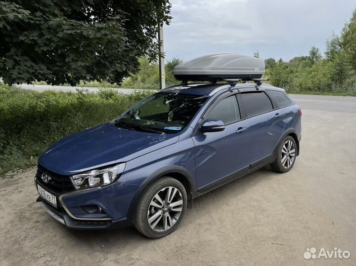 Автобокс Voyage 440л 175см Серый текстурный