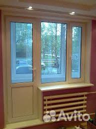 Выход на балкон пластиковый