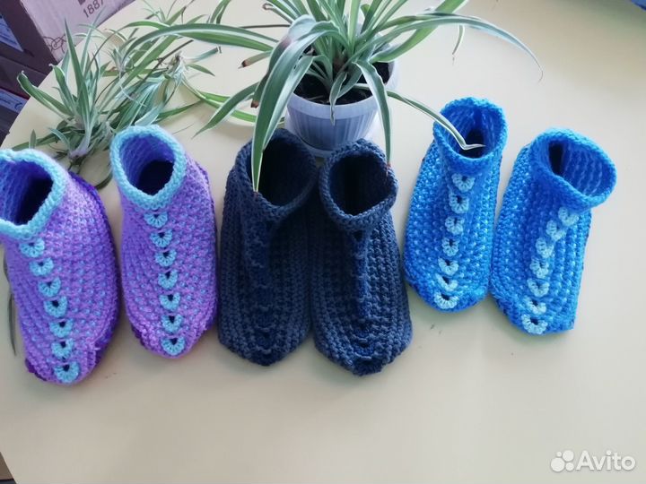 Вязаные следочки