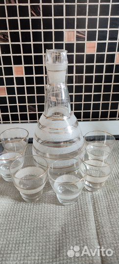 Графины, стопки, рюмки СССР