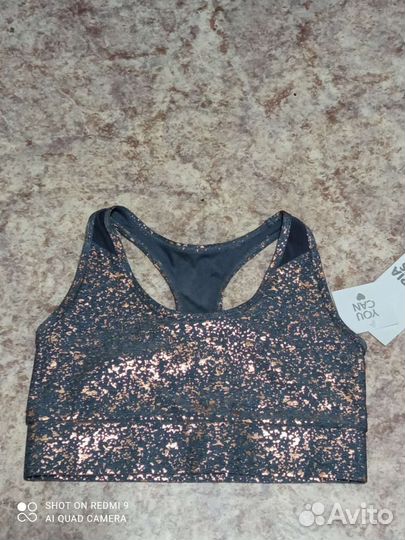 Спортивный костюм топ легинсы