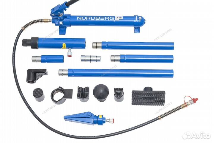 Гидравлический набор для кузовного ремонта 10т