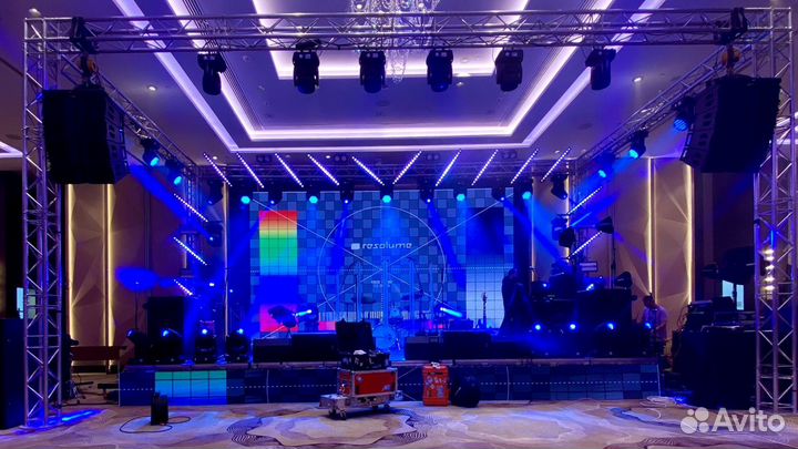 Светодиодный экран на свадьбу / мероприятие