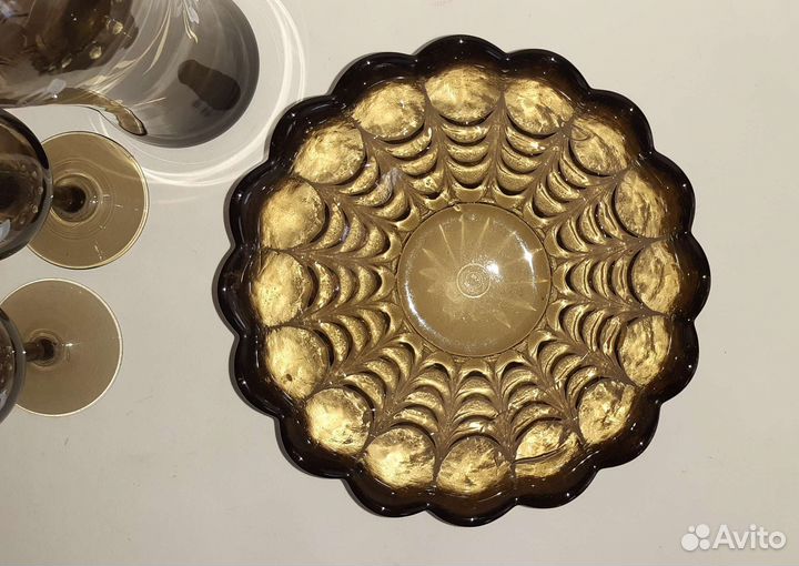 Цветное стекло, графин