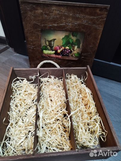 Подарочная коробка для бутылки, пакеты