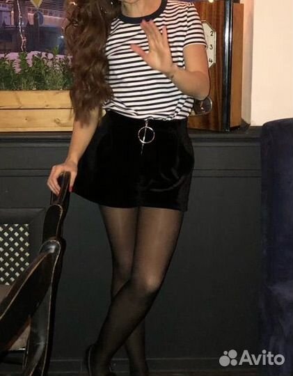 Шорты бархатные s