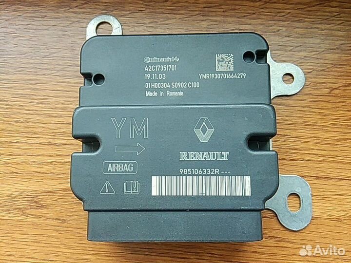 Блоки SRS Renault Nissan