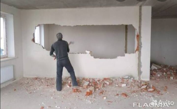 Демонтаж демонтажный работы любой сложности