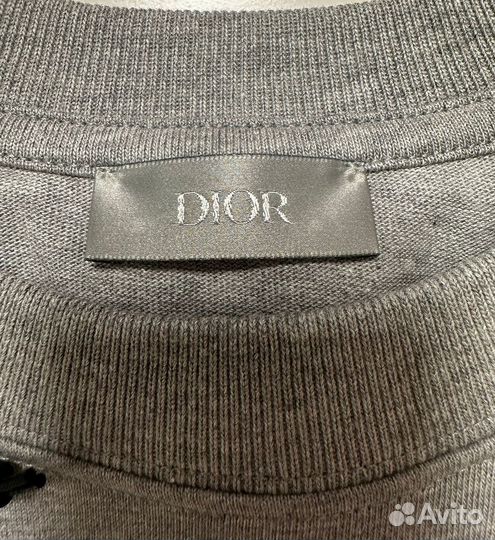 Футболка серая мужская Dior M