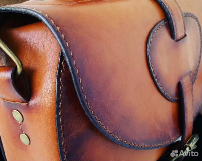 Сумка женская, натуральная кожа, ручная работа