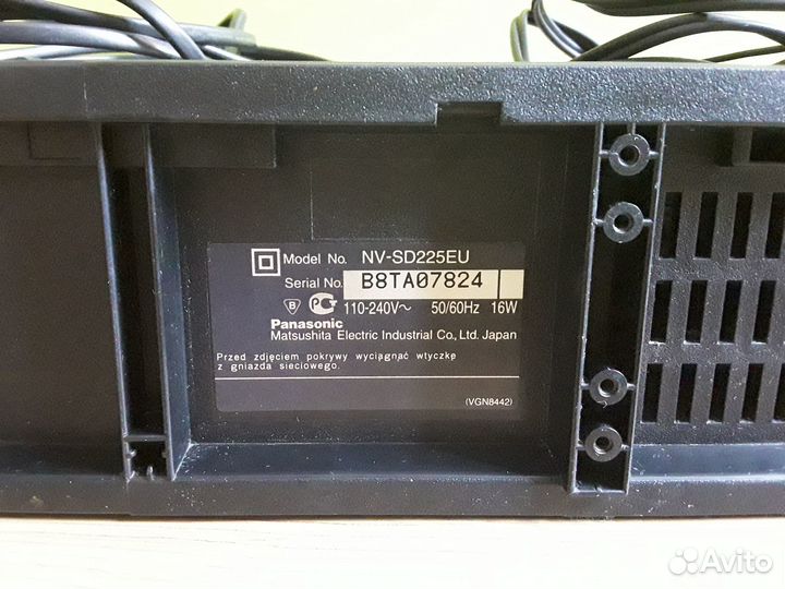 Видеомагнитофон panasonic nv-sd225eu