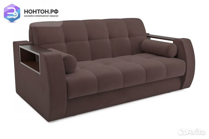 Диван аккордеон Барон №3 коричневый