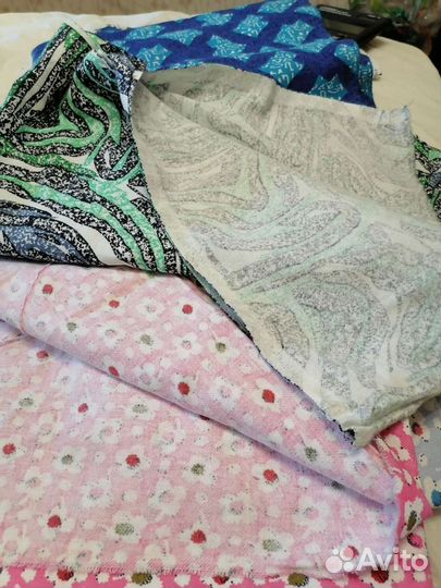 Отрез ткани СССР фланель