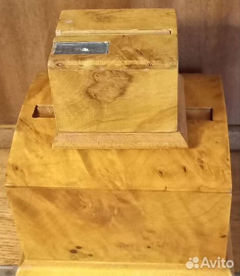 Спичечница из карельской березы СССР