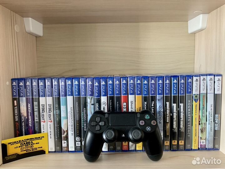 Геймпад PS4 Оригинал PlayStation Black/Черный