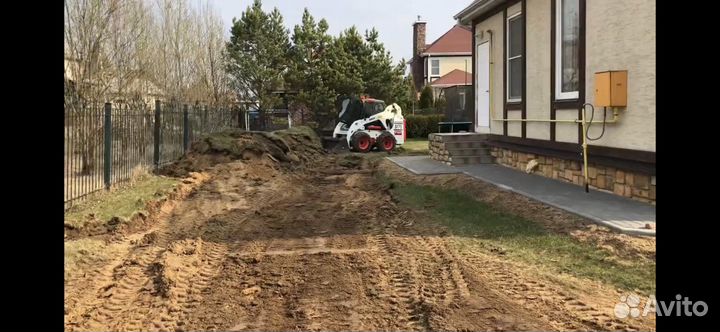 Услуги минипогрузчика