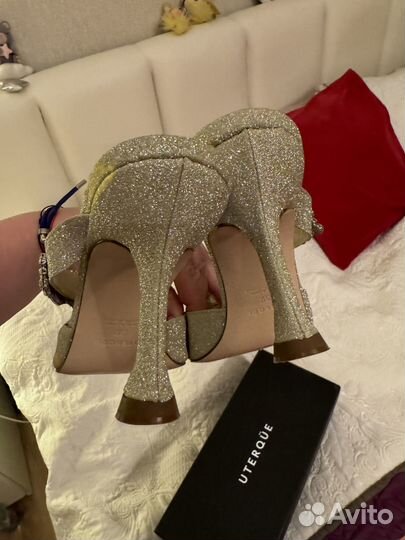 Туфли Uterque. Вечерние. Со стразами. EU39