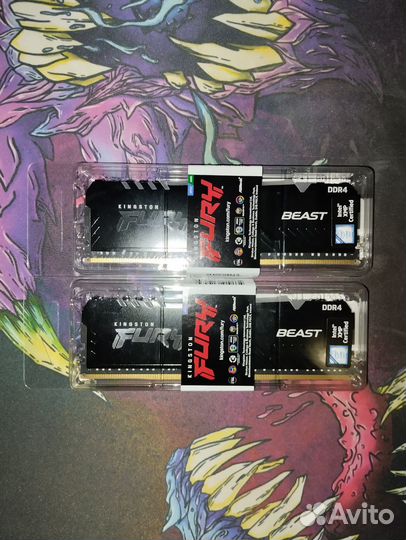 Оперативная память ddr4 16gb 3200 гц