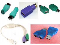 Новые, Переходник с USB на ps2