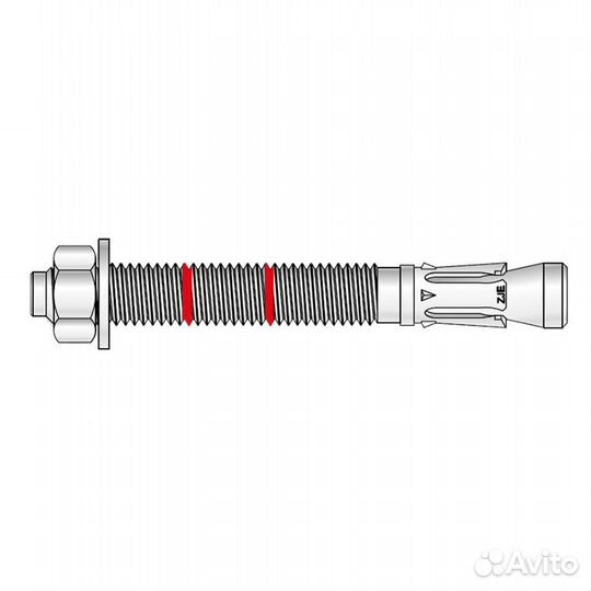 Анкер клиновой Tecfi ZJE ZN для бетона 12х140/48 м