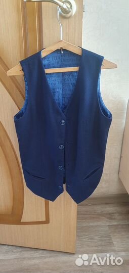 Школьный костюм для мальчика 140 синий