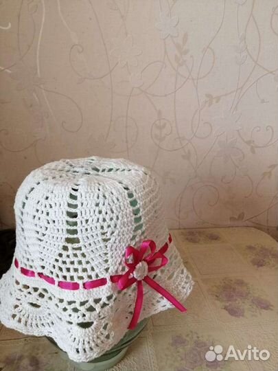 Летние шапочки на девочку
