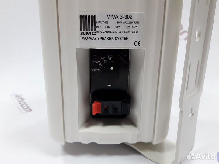 Колонки AMC viva 3-302 с переключателем 100В / 8Ом