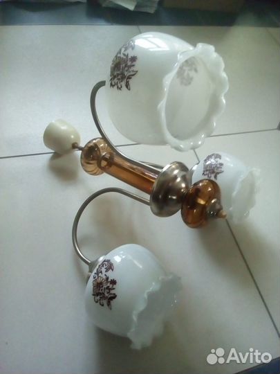 Люстры и светильники б/у с установкой